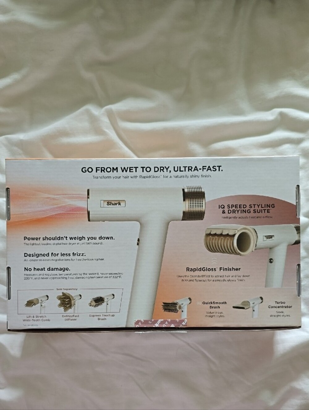 *Like New* Shark SpeedStyle Blowdryer and Hot Air Styler With 3 Attachments - Picture 4 of 5